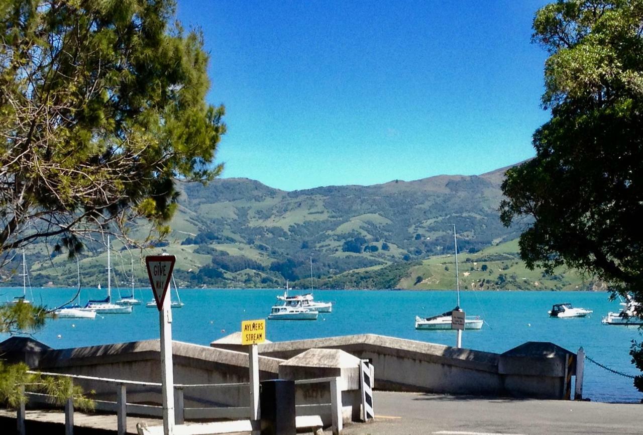 Bruce Waterfront Apartments Akaroa Kültér fotó